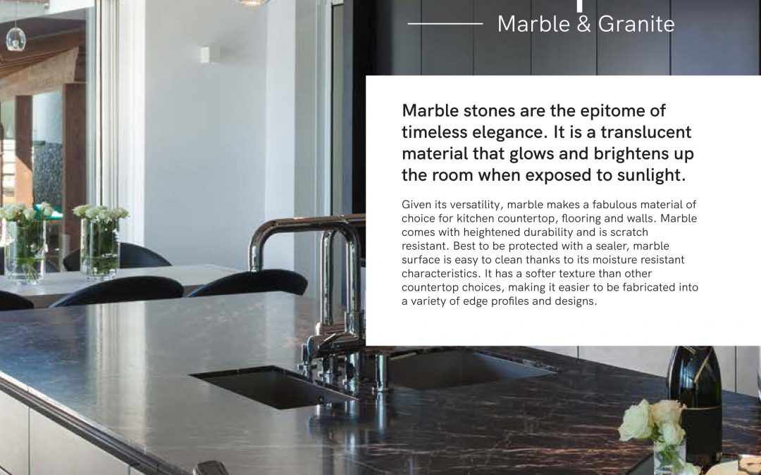 Why Marble is a popular choice for kitchen countertops